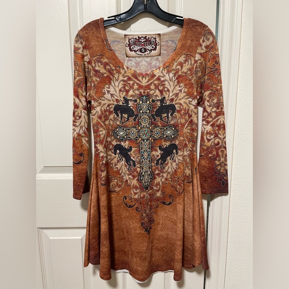 Amma Design Small Tunic with 3/4” sleeve. MADE IN THE USA! - Picture 7 of 11